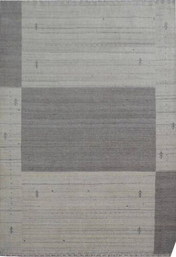 Gabbeh Grey Hand Loom Woven 46 X 66  Area Rug 902-136810 Image 0
