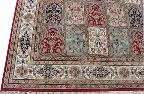 Bakhtiar Multicolor Hand Knotted 55 X 80  Area Rug 902-136811 Image 2