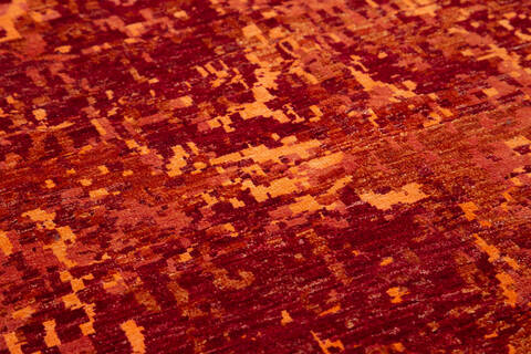 Modern Red Hand Knotted 59 X 79  Area Rug 700-136930 Image 2