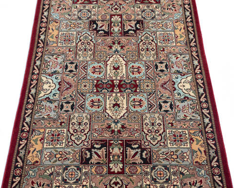 Pak-Persian Red Runner Hand Knotted 26 X 117  Area Rug 700-137091 Image 3
