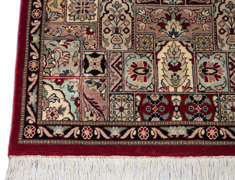 Pak-Persian Red Runner Hand Knotted 26 X 117  Area Rug 700-137091 Image 4