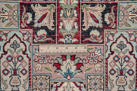 Pak-Persian Red Runner Hand Knotted 26 X 117  Area Rug 700-137091 Image 6