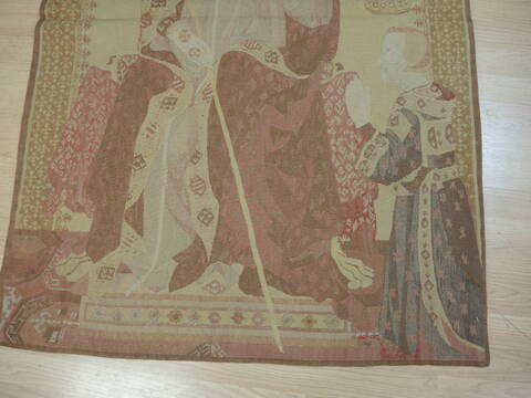 Tapestry Beige Hand Knotted 33 X 49  Area Rug 100-137147 Image 2
