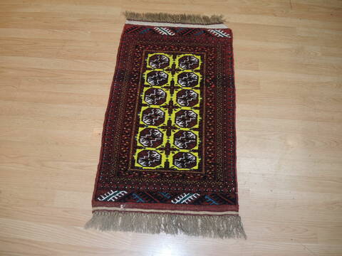 Baluch Red Hand Knotted 18 X 22  Area Rug 100-137203 Image 1