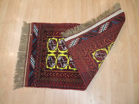 Baluch Red Hand Knotted 18 X 22  Area Rug 100-137203 Image 4