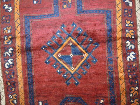 Baluch Red Hand Knotted 29 X 35  Area Rug 100-137250 Image 2