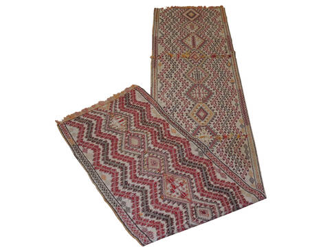 Baluch Grey Runner Hand Knotted 21 X 92  Area Rug 100-137270 Image 2