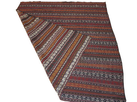 Baluch Red Square Hand Tufted 55 X 59  Area Rug 100-137271 Image 1