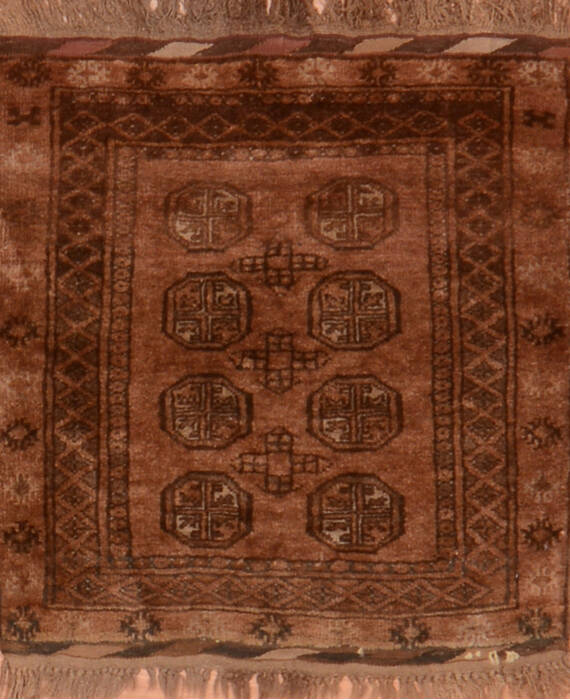 Baluch Red Hand Knotted 24 X 26  Area Rug 100-137388 Image 0