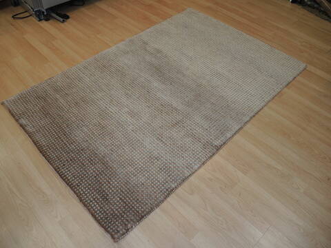 Gabbeh Beige Hand Knotted 41 X 61  Area Rug 100-137393 Image 2