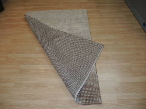 Gabbeh Beige Hand Knotted 41 X 61  Area Rug 100-137393 Image 5