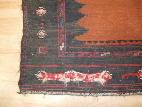 Kilim Red Square Hand Knotted 51 X 55  Area Rug 902-137397 Image 5