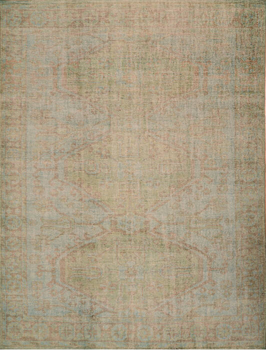 Oushak Blue Hand Knotted 710 X 102  Area Rug 902-137399 Image 0