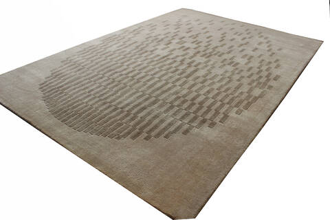 Tibetan Beige Hand Knotted 60 X 90  Area Rug 902-137449 Image 1