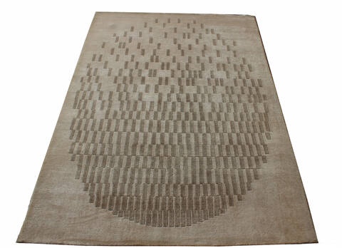 Tibetan Beige Hand Knotted 60 X 90  Area Rug 902-137449 Image 2