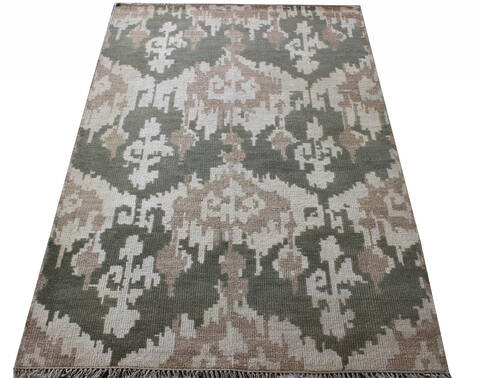 Modern Multicolor Hand Knotted 50 X 80  Area Rug 902-137474 Image 1