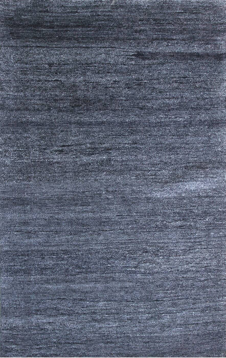 Modern Black Hand Knotted 50 X 80  Area Rug 902-137476 Image 0