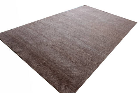 Modern Brown Hand Knotted 50 X 80  Area Rug 902-137479 Image 1