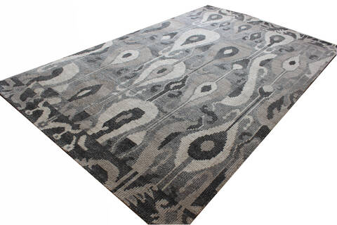 Modern Multicolor Hand Knotted 50 X 80  Area Rug 902-137481 Image 2