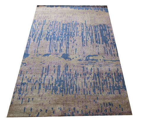 Modern Multicolor Hand Knotted 50 X 80  Area Rug 902-137499 Image 1