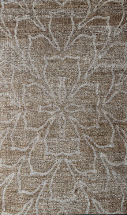 Modern Brown Hand Knotted 50 X 80  Area Rug 902-137500 Image 0