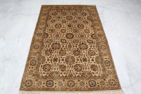 Jaipur Beige Hand Knotted 311 X 60  Area Rug 905-137537 Image 4