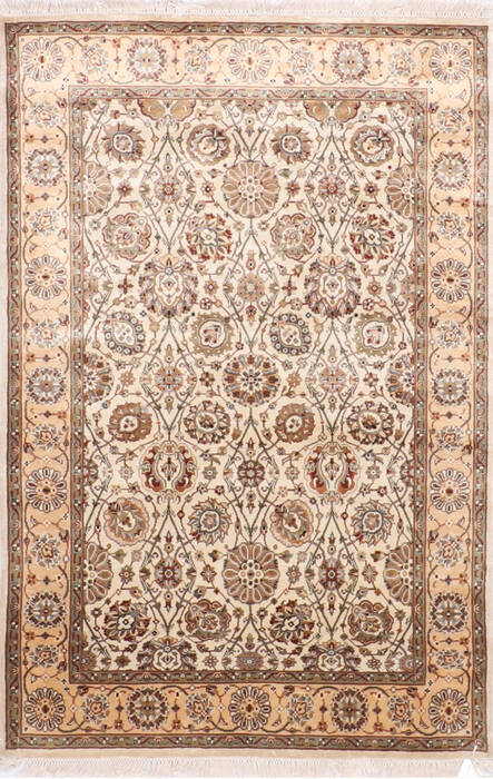 Jaipur White Hand Knotted 40 X 61  Area Rug 905-137539 Image 0