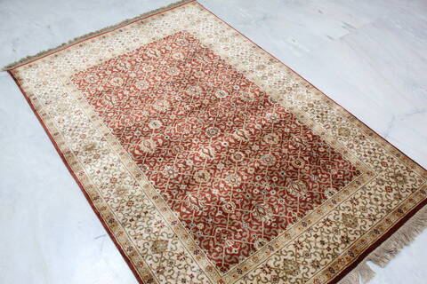 Jaipur Red Hand Knotted 311 X 511  Area Rug 905-137543 Image 3