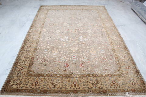 Jaipur Brown Hand Knotted 61 X 90  Area Rug 905-137550 Image 1