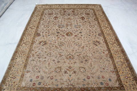 Jaipur Brown Hand Knotted 61 X 90  Area Rug 905-137550 Image 9