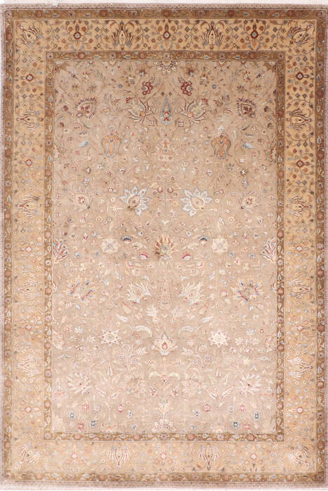 Jaipur Brown Hand Knotted 61 X 90  Area Rug 905-137550 Image 0