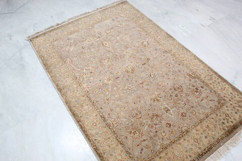 Jaipur Brown Hand Knotted 40 X 61  Area Rug 905-137555 Image 2