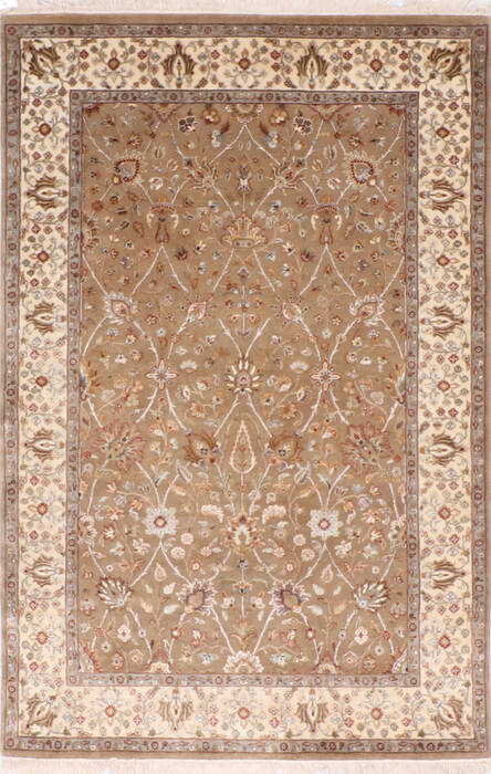 Jaipur Brown Hand Knotted 41 X 61  Area Rug 905-137558 Image 0