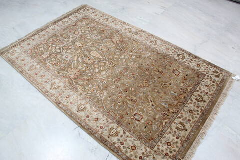 Jaipur Brown Hand Knotted 41 X 63  Area Rug 905-137560 Image 3