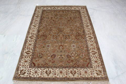 Jaipur Brown Hand Knotted 41 X 63  Area Rug 905-137560 Image 5