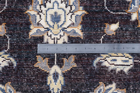 Chobi Black Runner Hand Knotted 28 X 910  Area Rug 700-137607 Image 4
