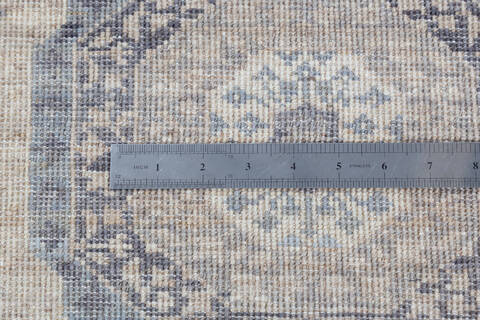 Chobi Grey Hand Knotted 61 X 91  Area Rug 700-137643 Image 8