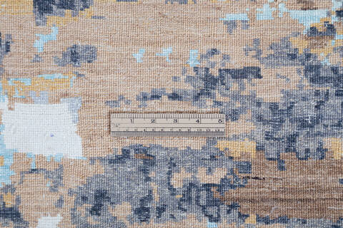 Modern Multicolor Hand Knotted 41 X 62  Area Rug 700-137661 Image 6