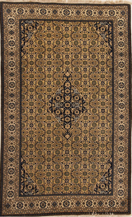 Ardebil Beige Hand Knotted 56 X 811  Area Rug 251-14128 Image 0