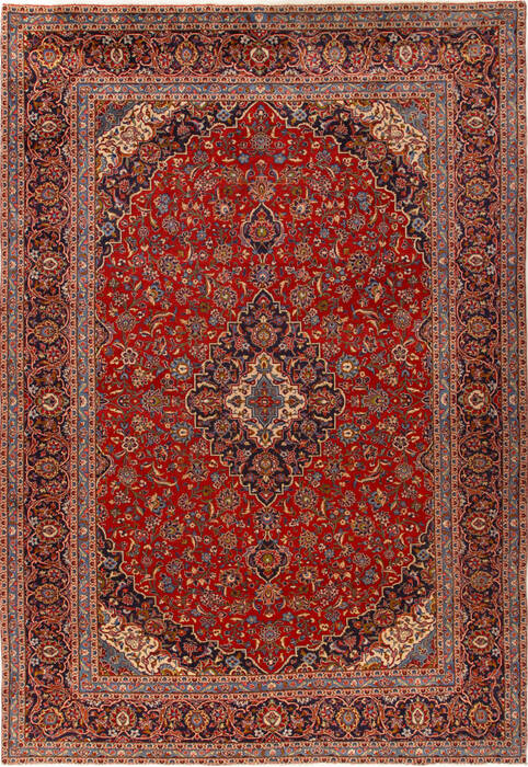 Ardakan Red Hand Knotted 94 X 139  Area Rug 251-14277 Image 0