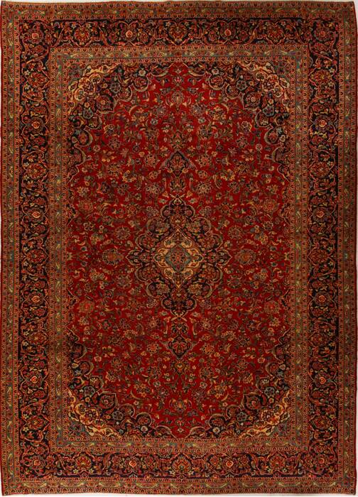 Ardakan Red Hand Knotted 910 X 141  Area Rug 251-14280 Image 0