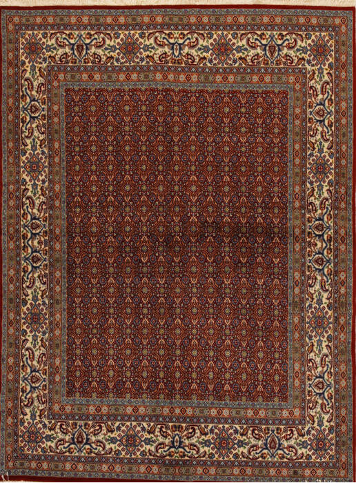 Mood Red Hand Knotted 49 X 66  Area Rug 251-14358 Image 0