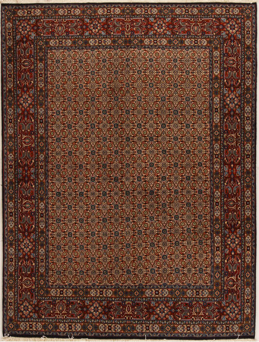 Mood Beige Hand Knotted 411 X 65  Area Rug 251-14360 Image 0