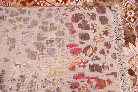 Jaipur Beige Hand Knotted 92 X 122  Area Rug 905-140031 Image 9
