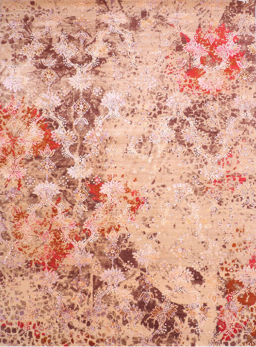 Jaipur Beige Hand Knotted 92 X 122  Area Rug 905-140031 Image 0
