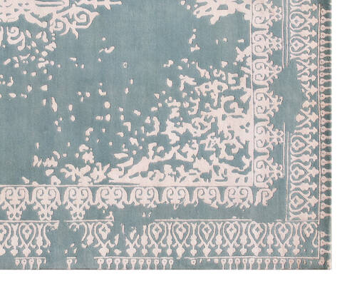 Kerman Blue Hand Knotted 80 X 100  Area Rug 902-140043 Image 1