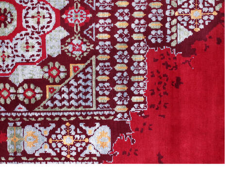 Mamluk Red Hand Knotted 66 X 99  Area Rug 902-140045 Image 1
