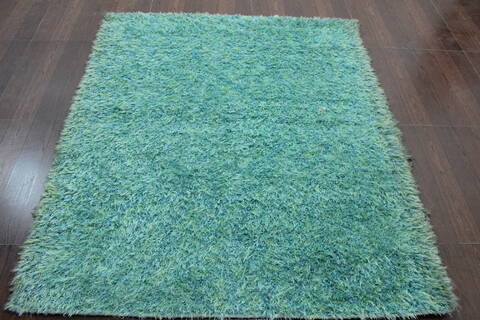 Shaggy Green Shaggy 48 X 56  Area Rug 902-143396 Image 3
