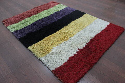 Shaggy Multicolor Shaggy 44 X 66  Area Rug 902-143399 Image 1