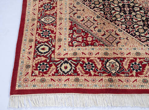 Pak-Persian Black Hand Knotted 60 X 93  Area Rug 700-143405 Image 5